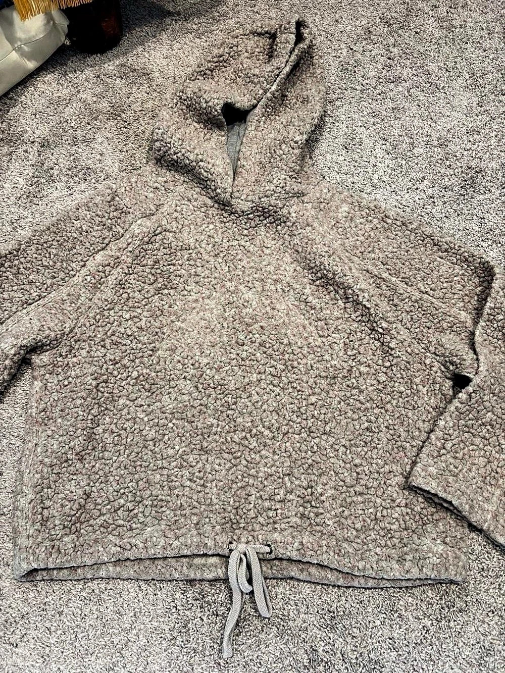 dylan Fleece Pullover Gray & Pink Size Medium Like New